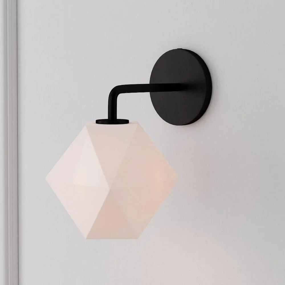 NIB West Elm Sculptural Scone w/ Faceted 7